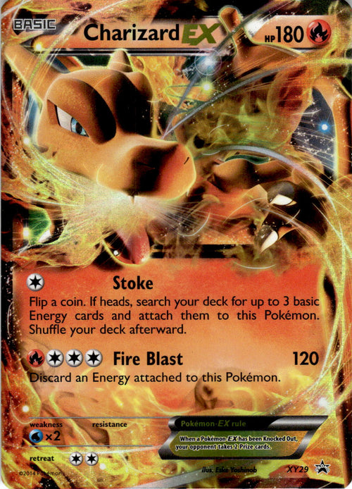 POKEMON CHARIZARD EX XY29 HOLO PROMO XY PROMO NEAR MINT