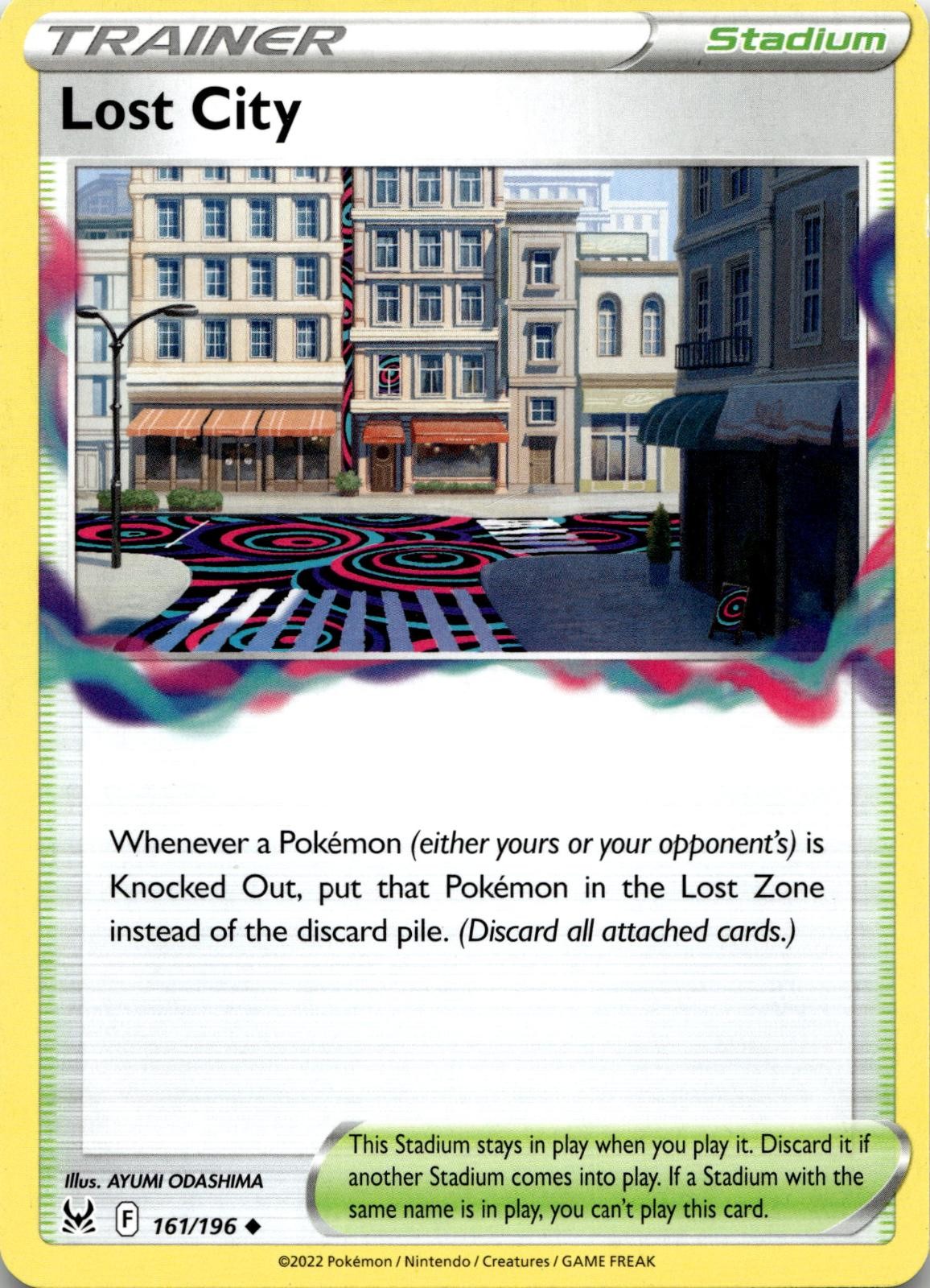 Lost City 161/196 Uncommon Prize Pack Series Cards Pokemon Near Mint