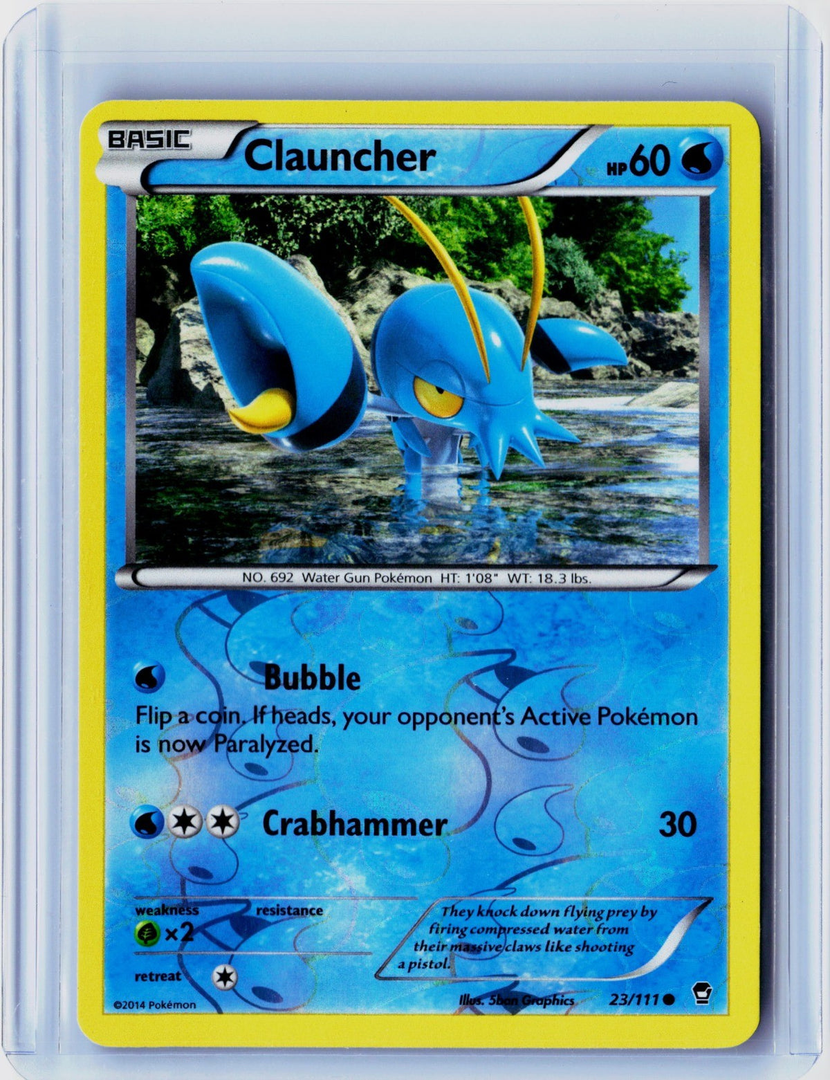 Clauncher Reverse Holo Common XY - Furious Fists 23/111 NM