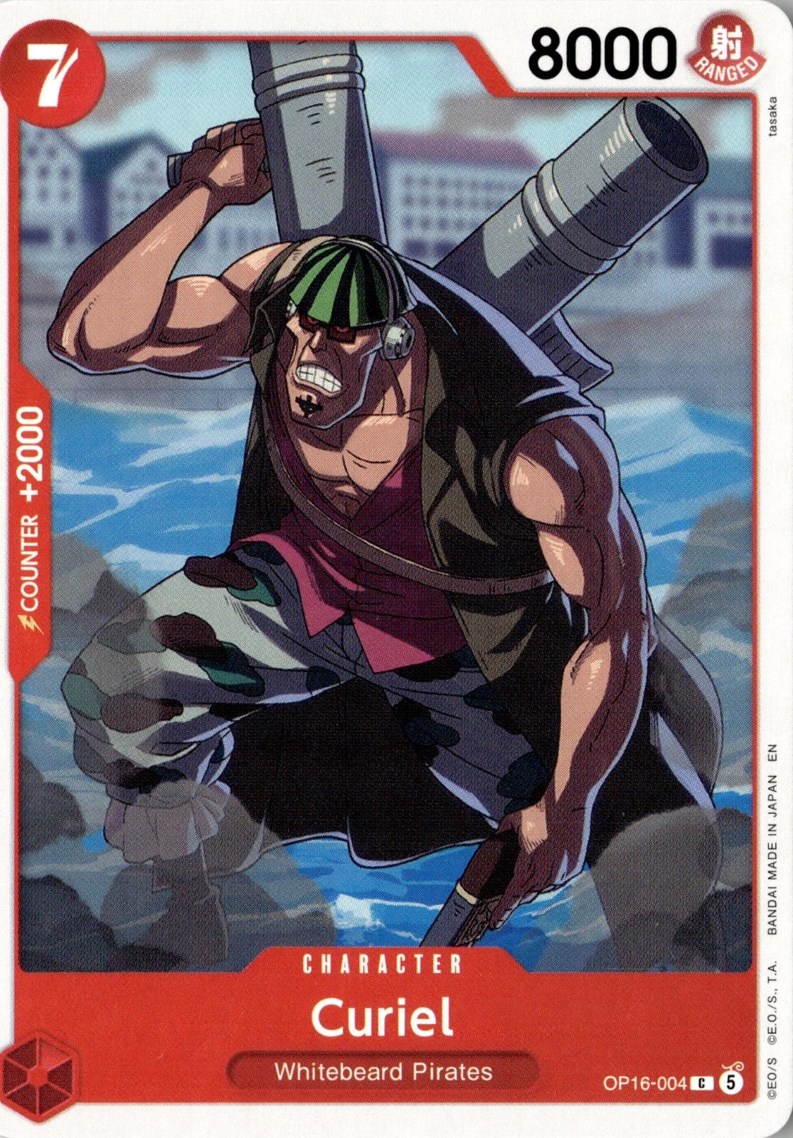 2026 ONE PIECE CURIEL OP16-004 COMMON THE TIME OF BATTLE NEAR MINT