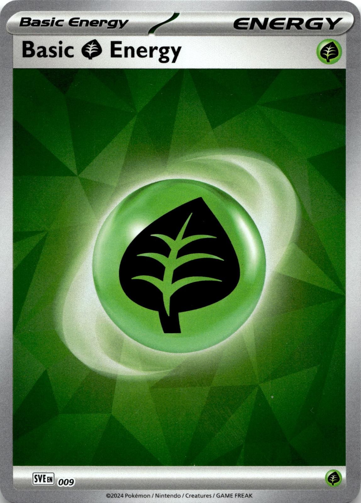 Basic Grass Energy (Reverse Holo) 001 Common Shrouded Fable Pokemon Near Mint