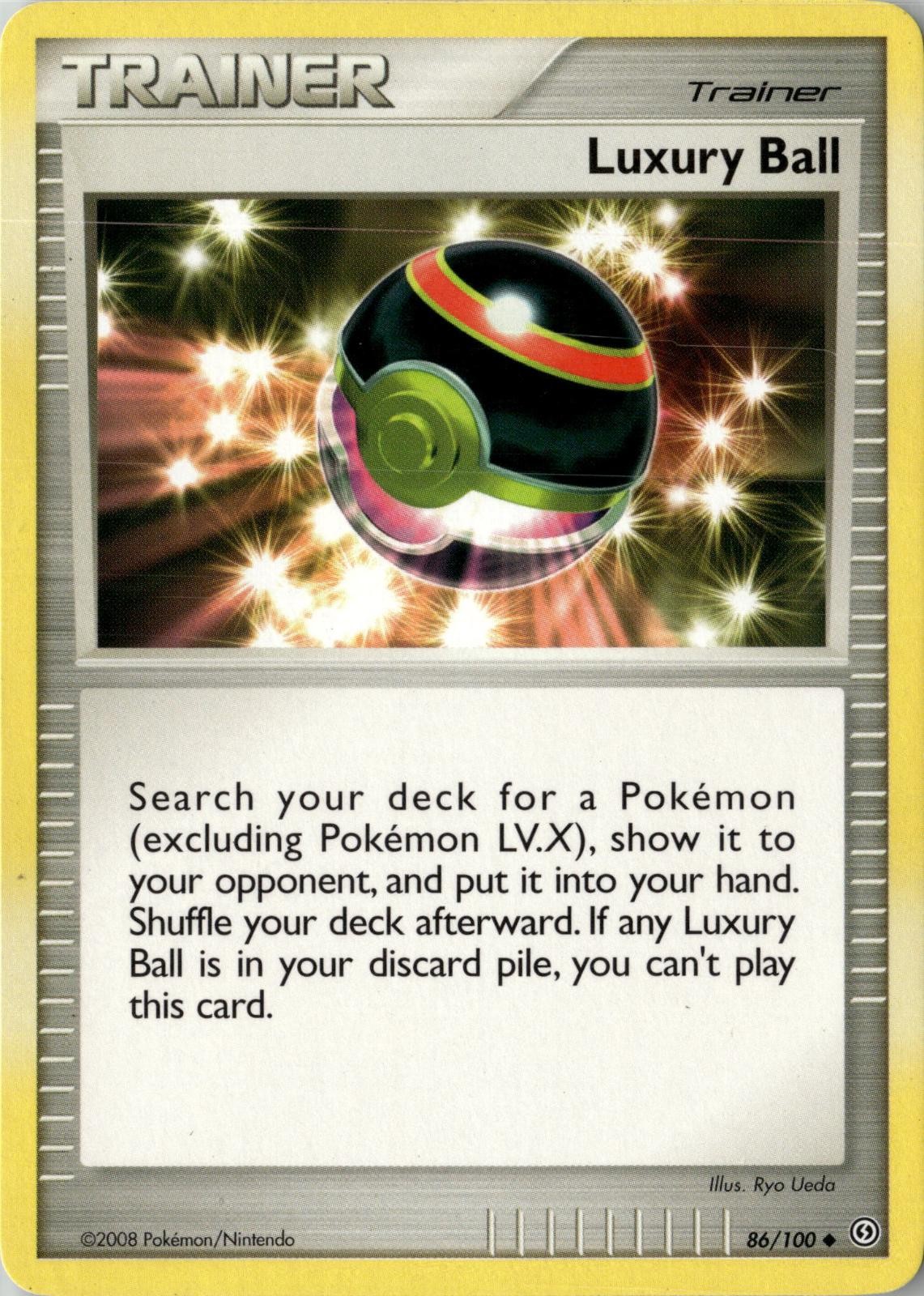 2008 POKEMON LUXURY BALL 86/100 UNCOMMON STORMFRONT NEAR MINT