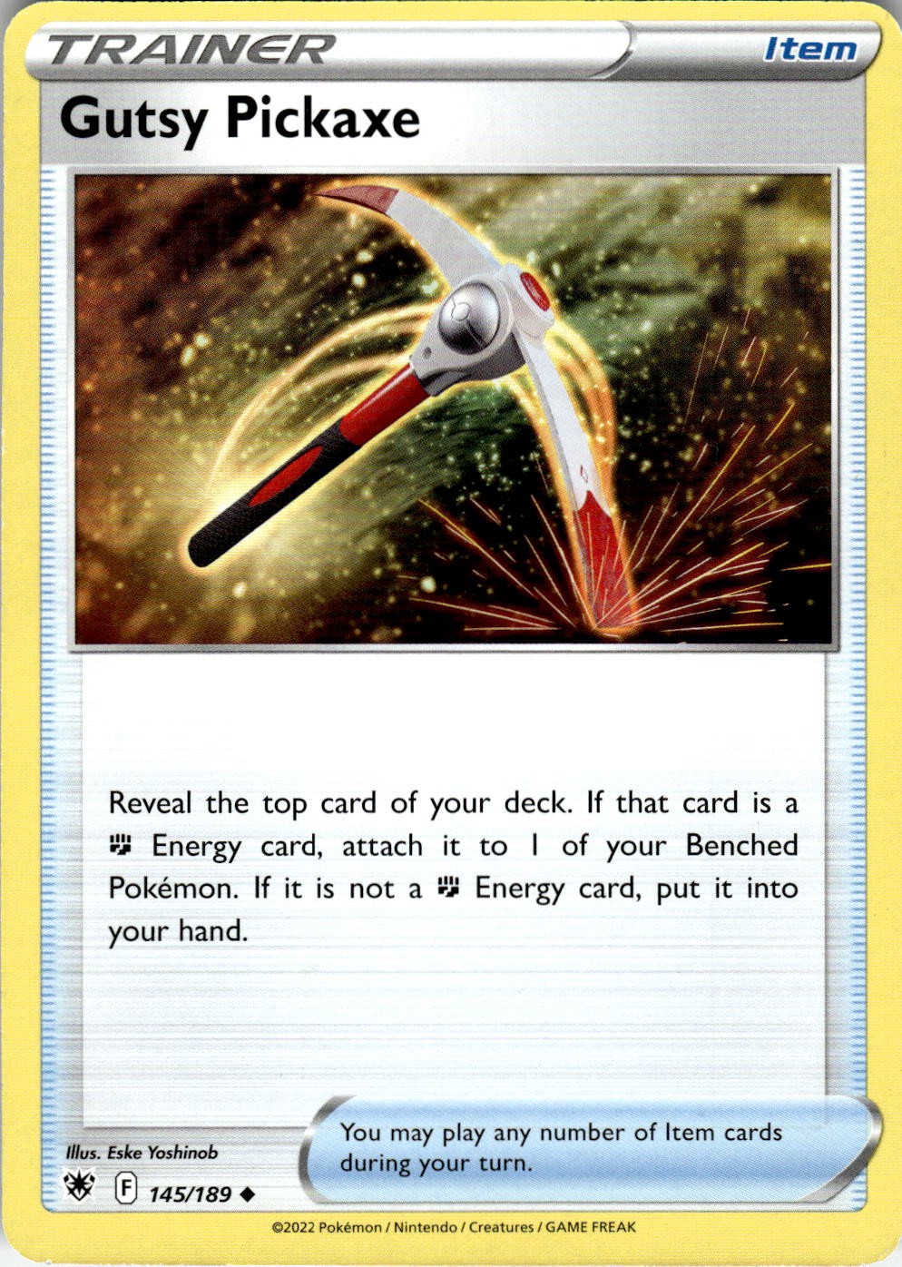 Gutsy Pickaxe 145/189 Uncommon Prize Pack Series Cards Pokemon Near Mint