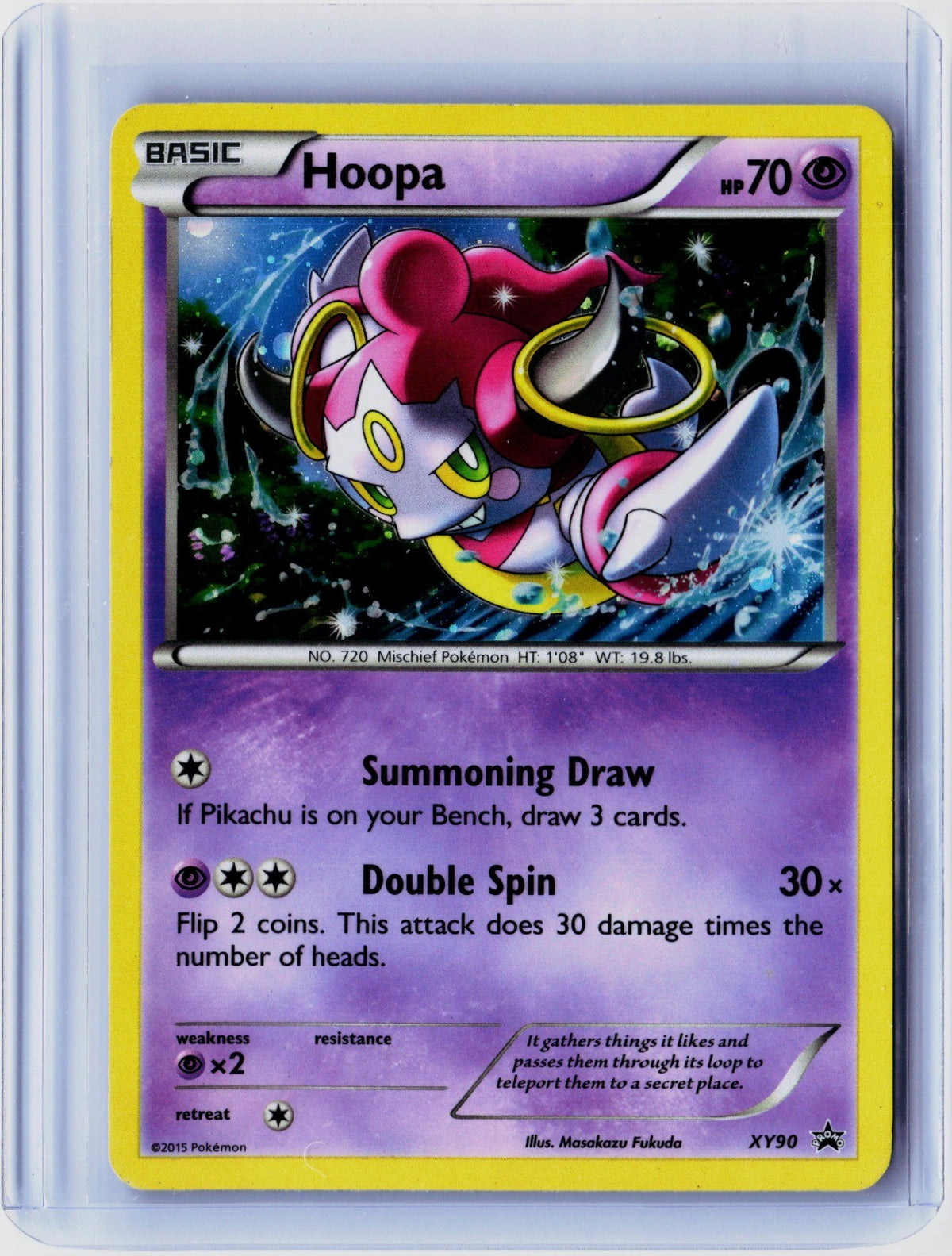 Hoopa (Collector Chest) Holo Promo XY Promos XY90 NM