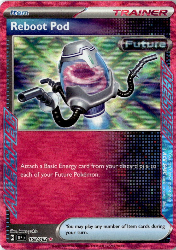 2022 POKEMON REBOOT POD 158/162 HOLO ACE SPEC RARE PRIZE PACK SERIES CARDS NM