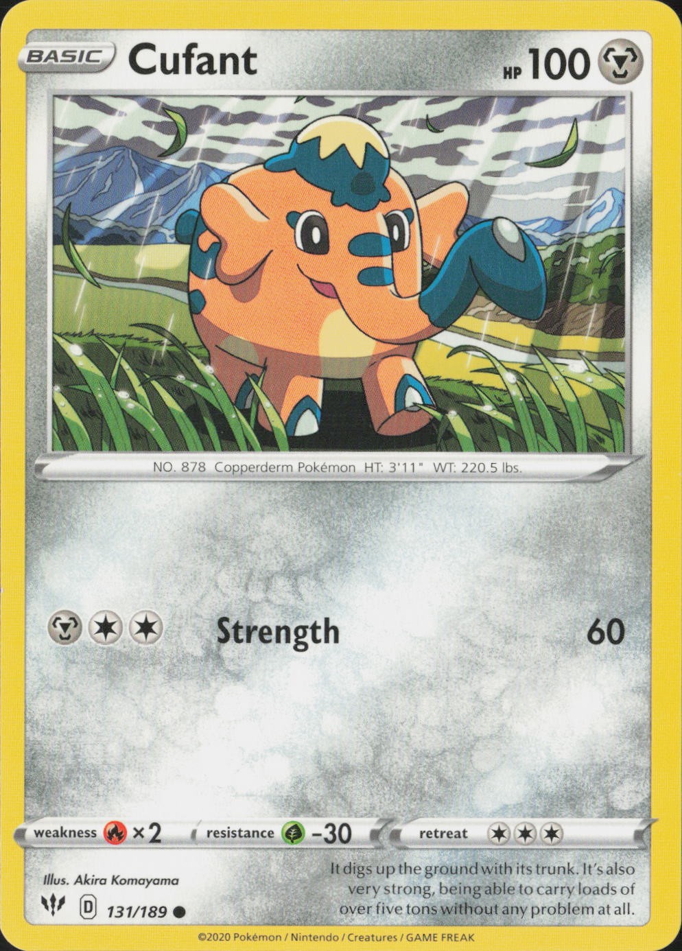 Cufant Common SWSH03: Darkness Ablaze 131/189 NM
