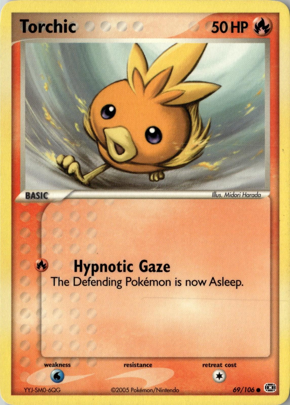 2005 POKEMON TORCHIC 69/106 COMMON EMERALD NEAR MINT