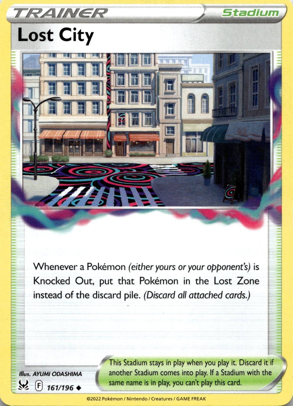 Lost City 161/196 Uncommon Prize Pack Series Cards Pokemon Near Mint