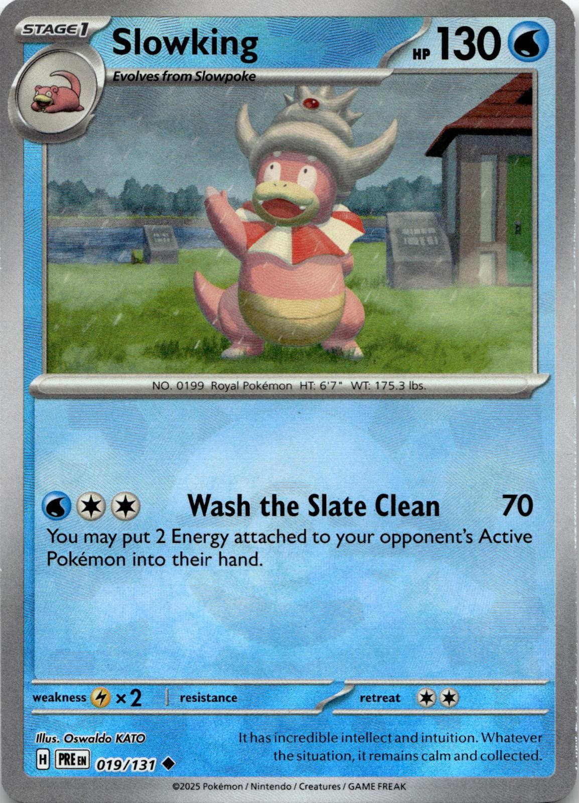 Slowking 019/131 Uncommon Prismatic Evolutions Pokemon Near Mint