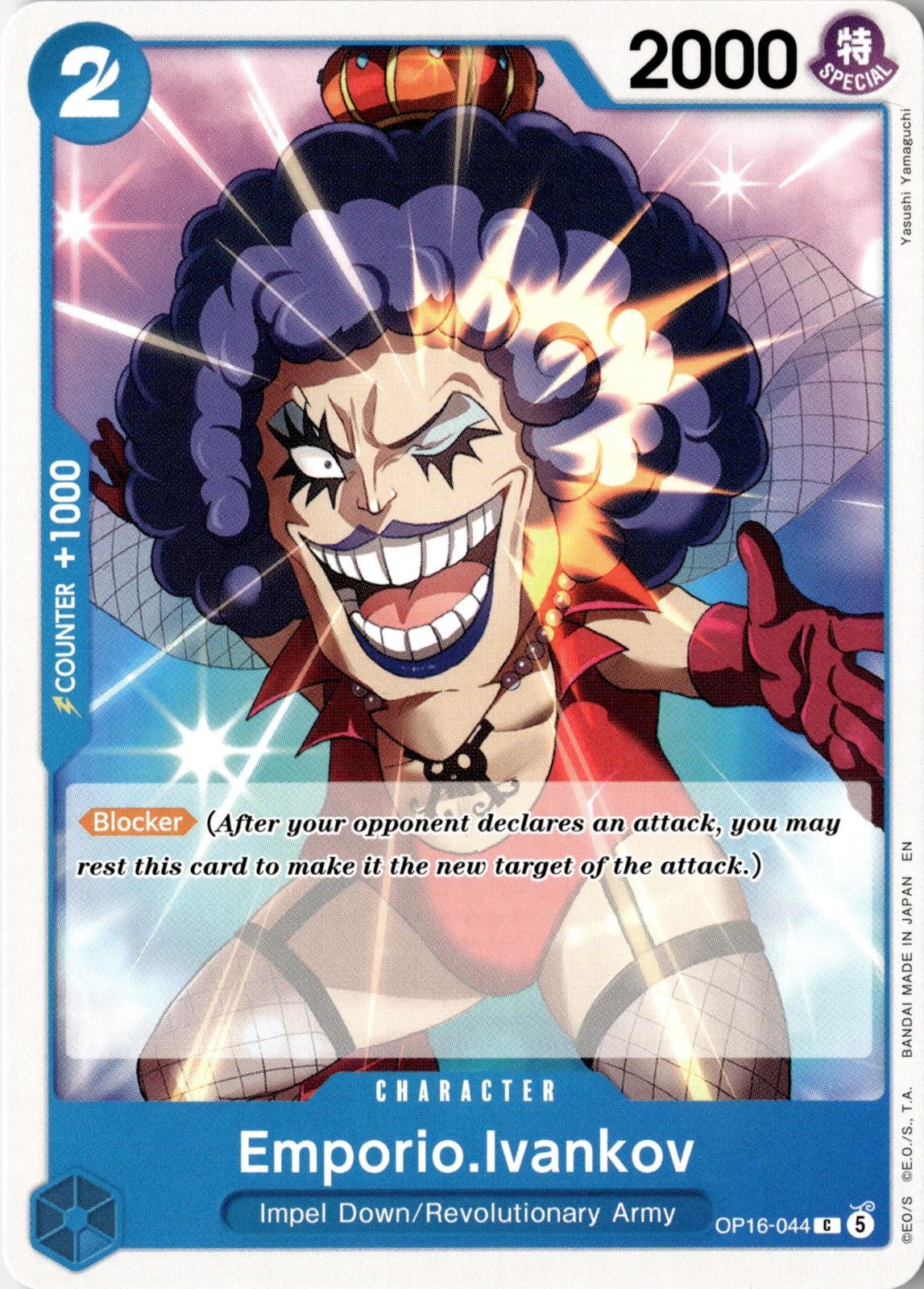 2026 ONE PIECE EMPORIO.IVANKOV (044) OP16-044 COMMON THE TIME OF BATTLE NM