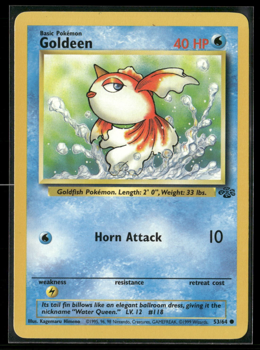 Goldeen Unlimited Common Jungle 53/64 NM