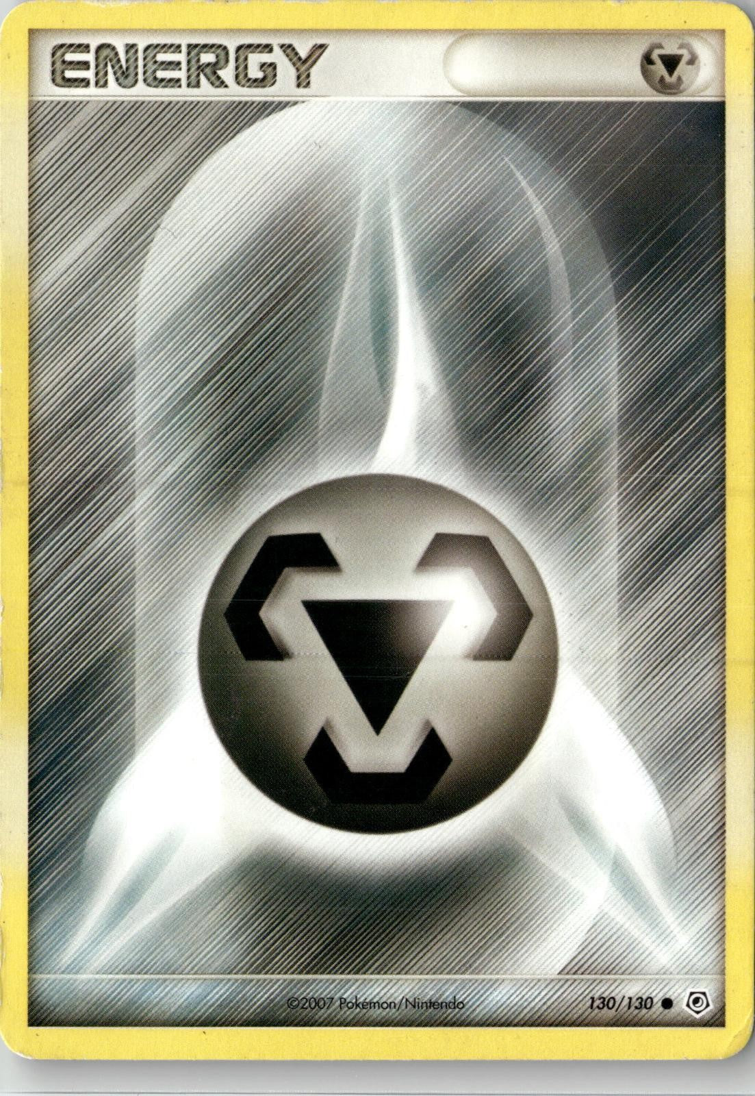 2007 POKEMON METAL ENERGY 130/130 COMMON DIAMOND & PEARL LIGHTLY PLAYED