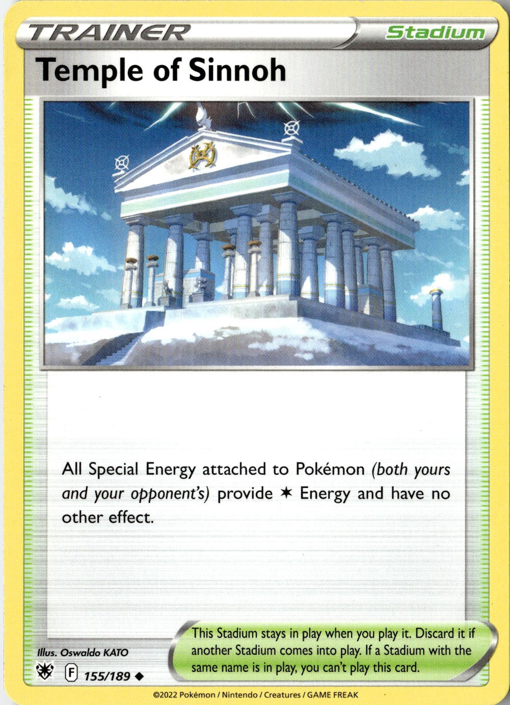 2022 POKEMON TEMPLE OF SINNOH 155/189 UNCOMMON ASTRAL RADIANCE NEAR MINT