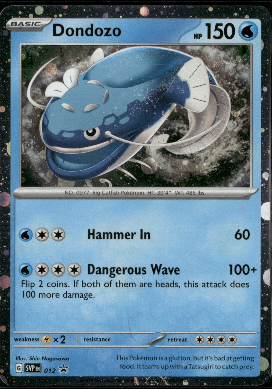 Dondozo (Cosmos Holofoil) Holo Promo SV: Scarlet & Violet Promo Cards 012 NM