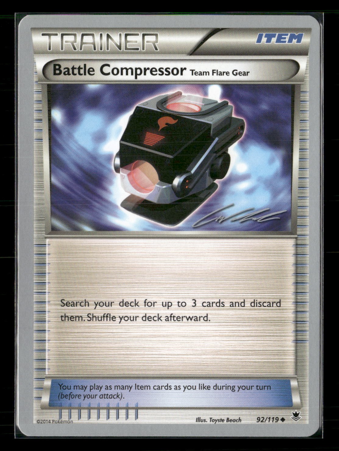 Battle Compressor (Team Flare Gear) - 2016 (Cody Walinski) WCD 92/119 NM