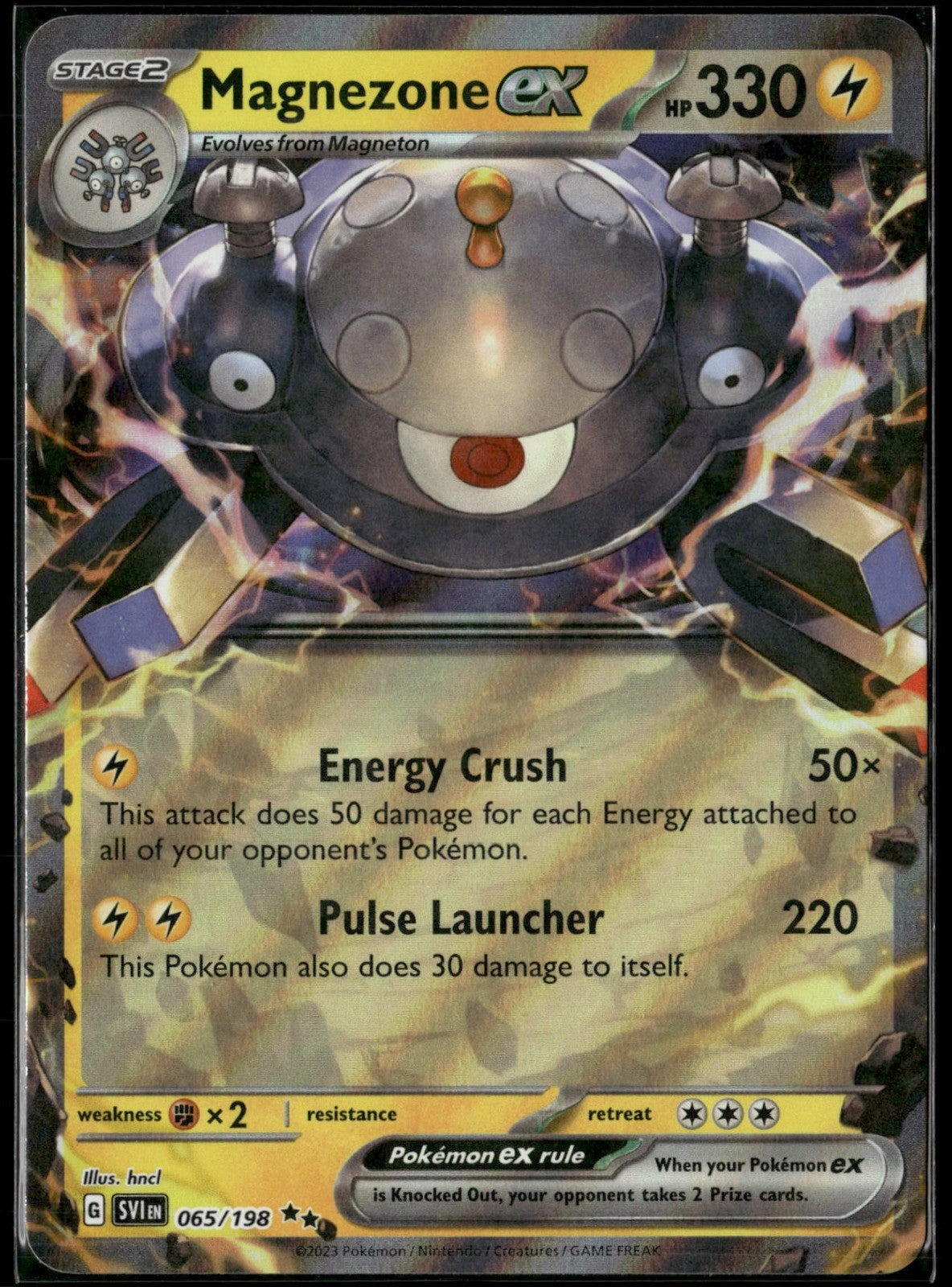 Magnezone ex Holo Double Rare SV01: Scarlet & Violet Base Set 065/198 NM