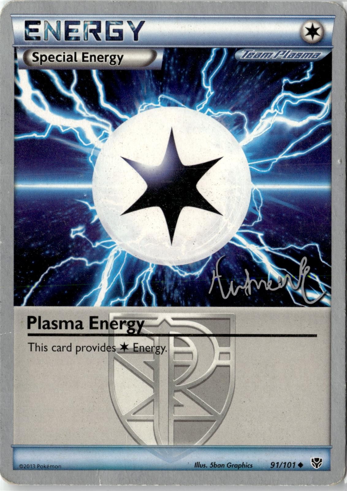 2013 POKEMON PLASMA ENERGY 91/101 UNCOMMON PLASMA BLAST NEAR MINT