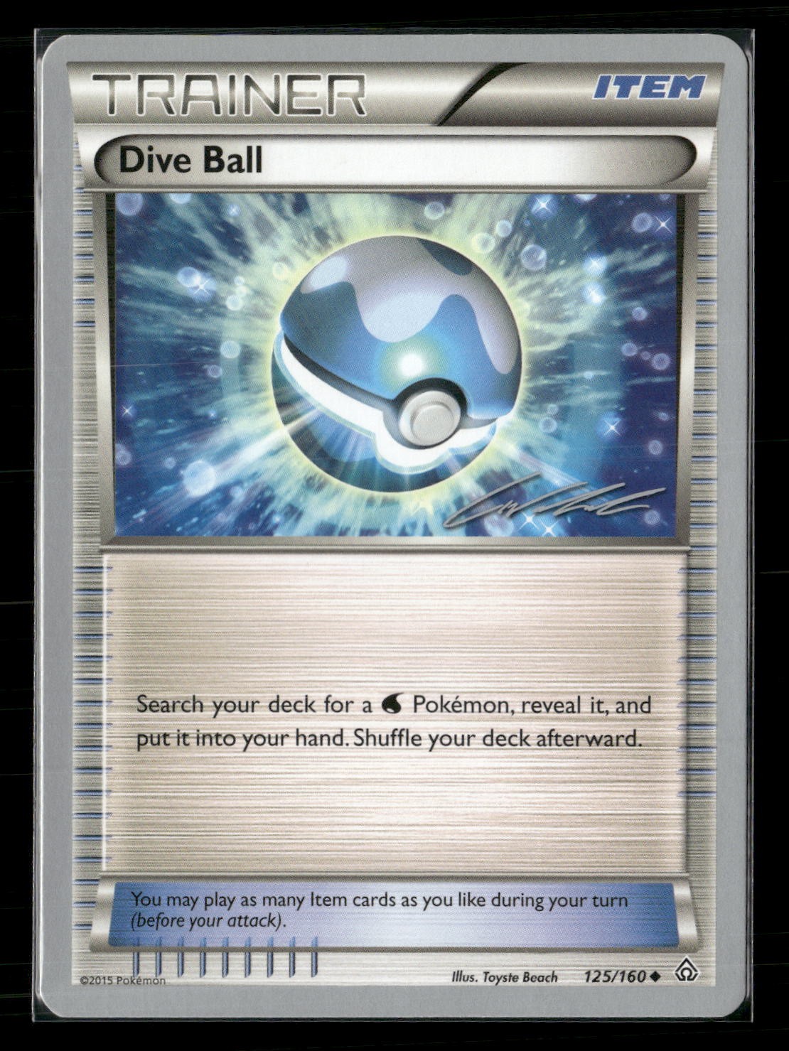 Dive Ball - 2016 (Cody Walinski) Uncommon World Championship Decks 125/160 NM