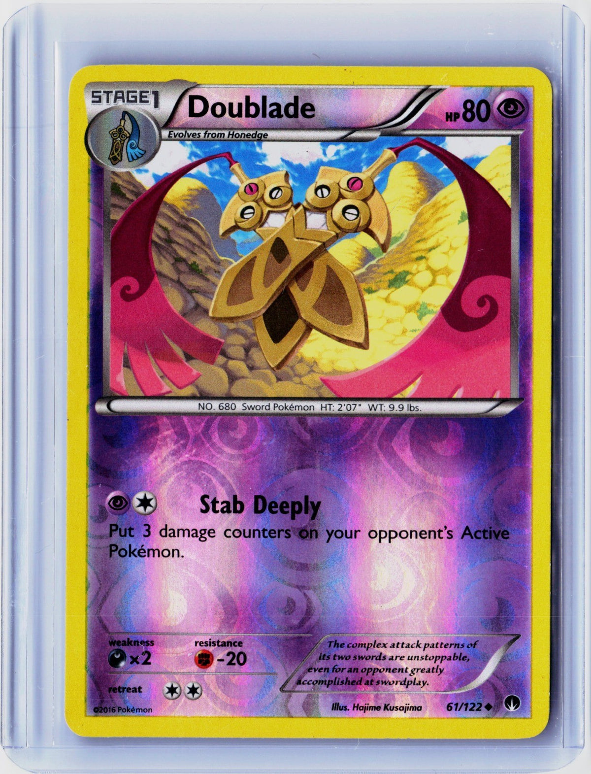 Doublade Reverse Holo Uncommon XY - BREAKpoint 61/122 NM
