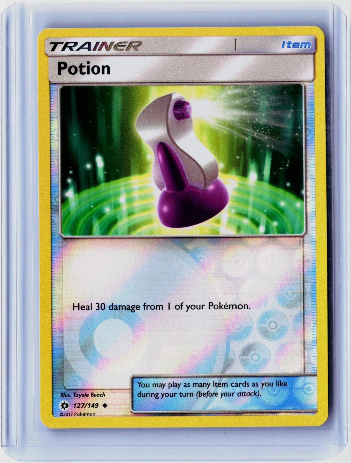 Potion Reverse Holo Uncommon SM Base Set 127/149 NM
