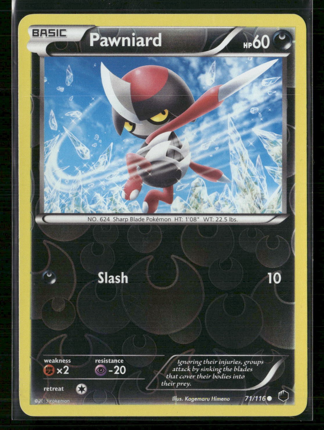 Pawniard (71) Reverse Holo Common Plasma Freeze 71/116 NM