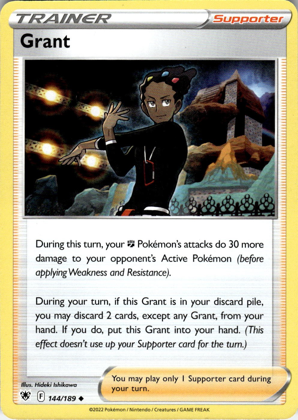 Grant 144/189 Uncommon Astral Radiance Pokemon Near Mint