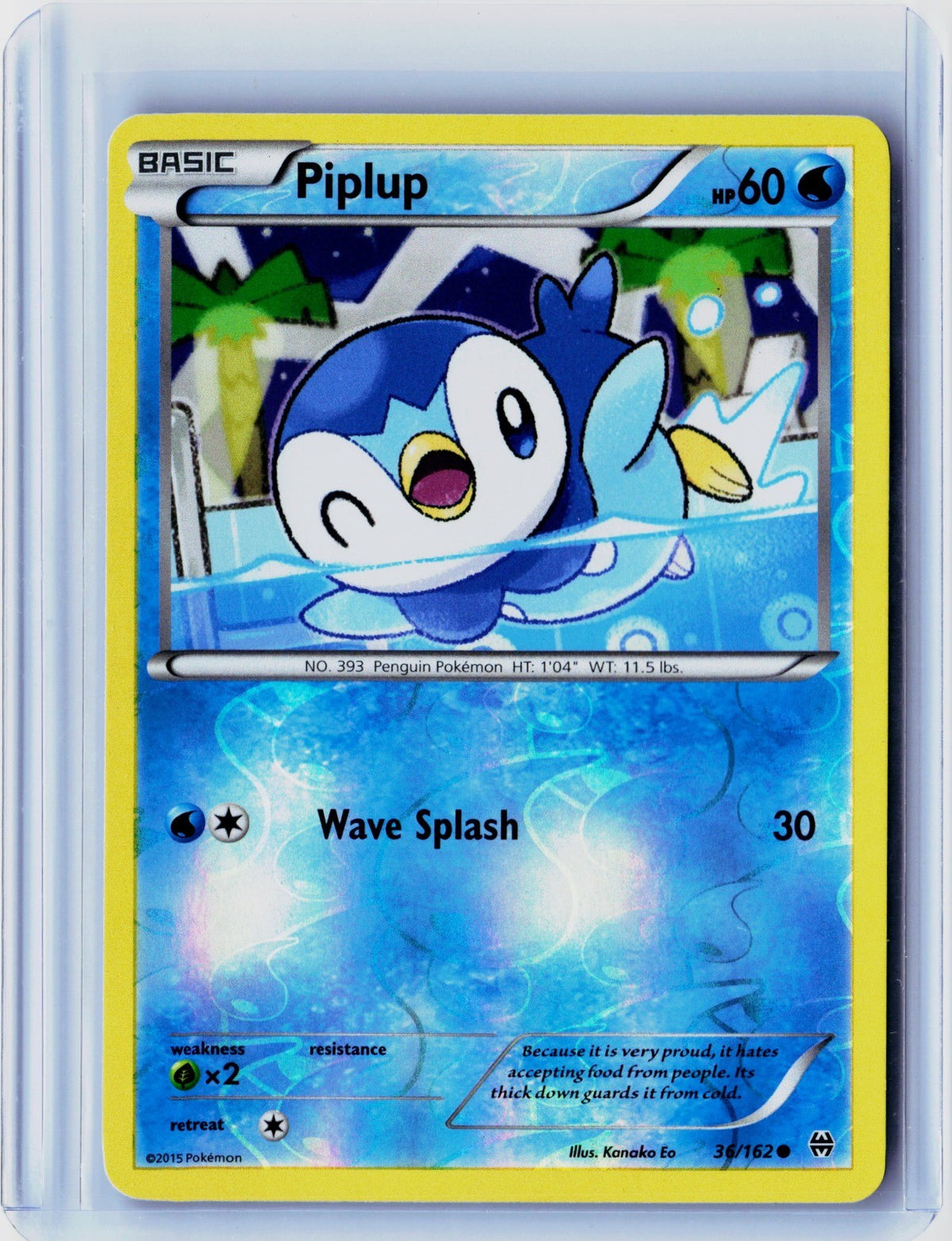 Piplup Reverse Holo Common XY - BREAKthrough 36/162 NM