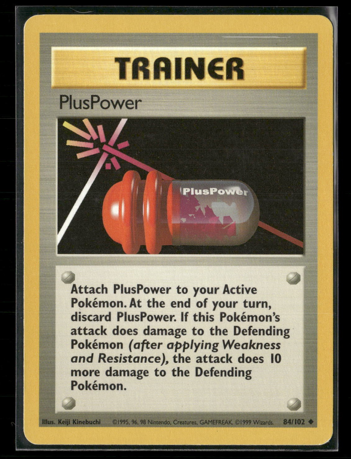 PlusPower Uncommon Base Set 084/102 LP