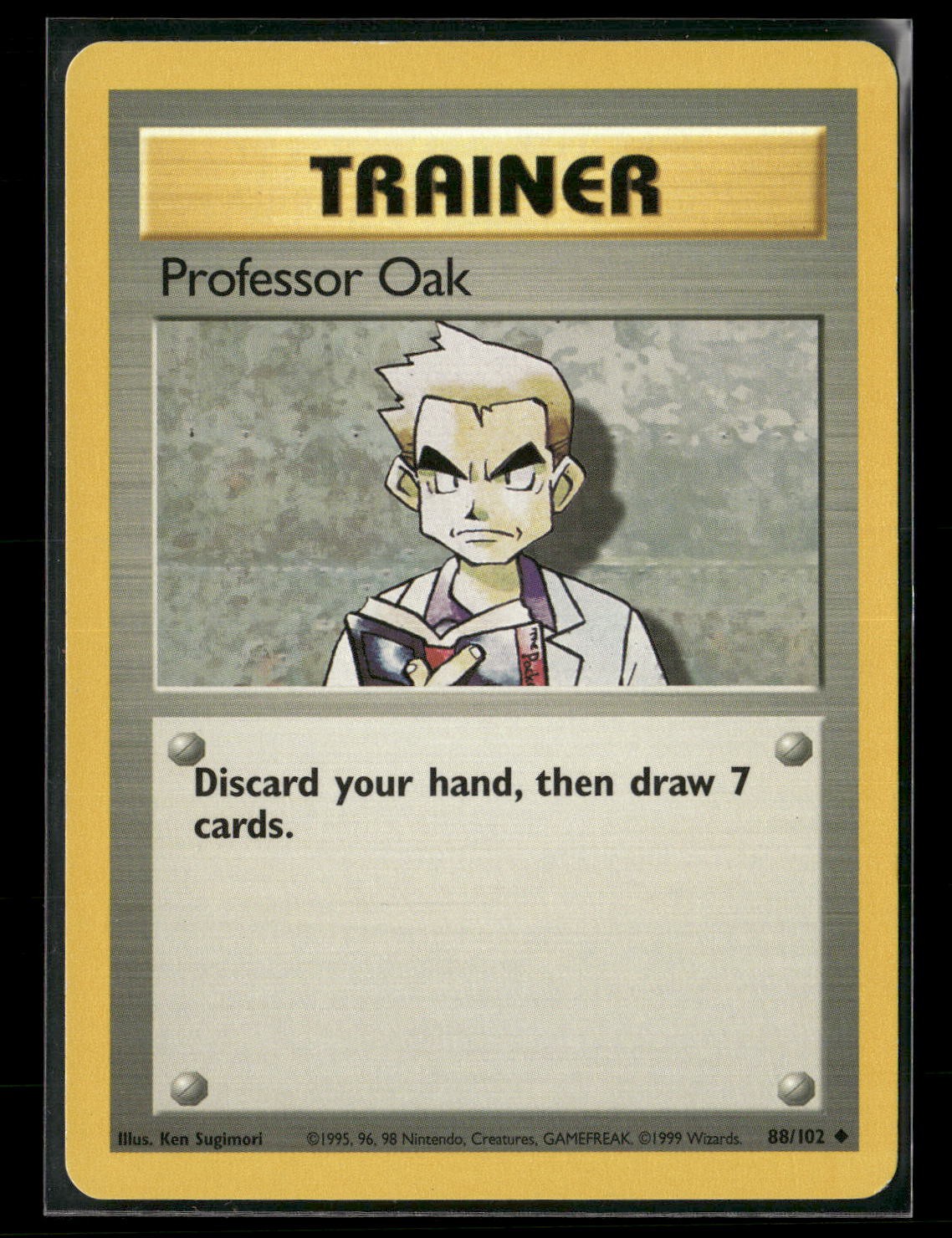Professor Oak Uncommon Base Set 088/102 NM
