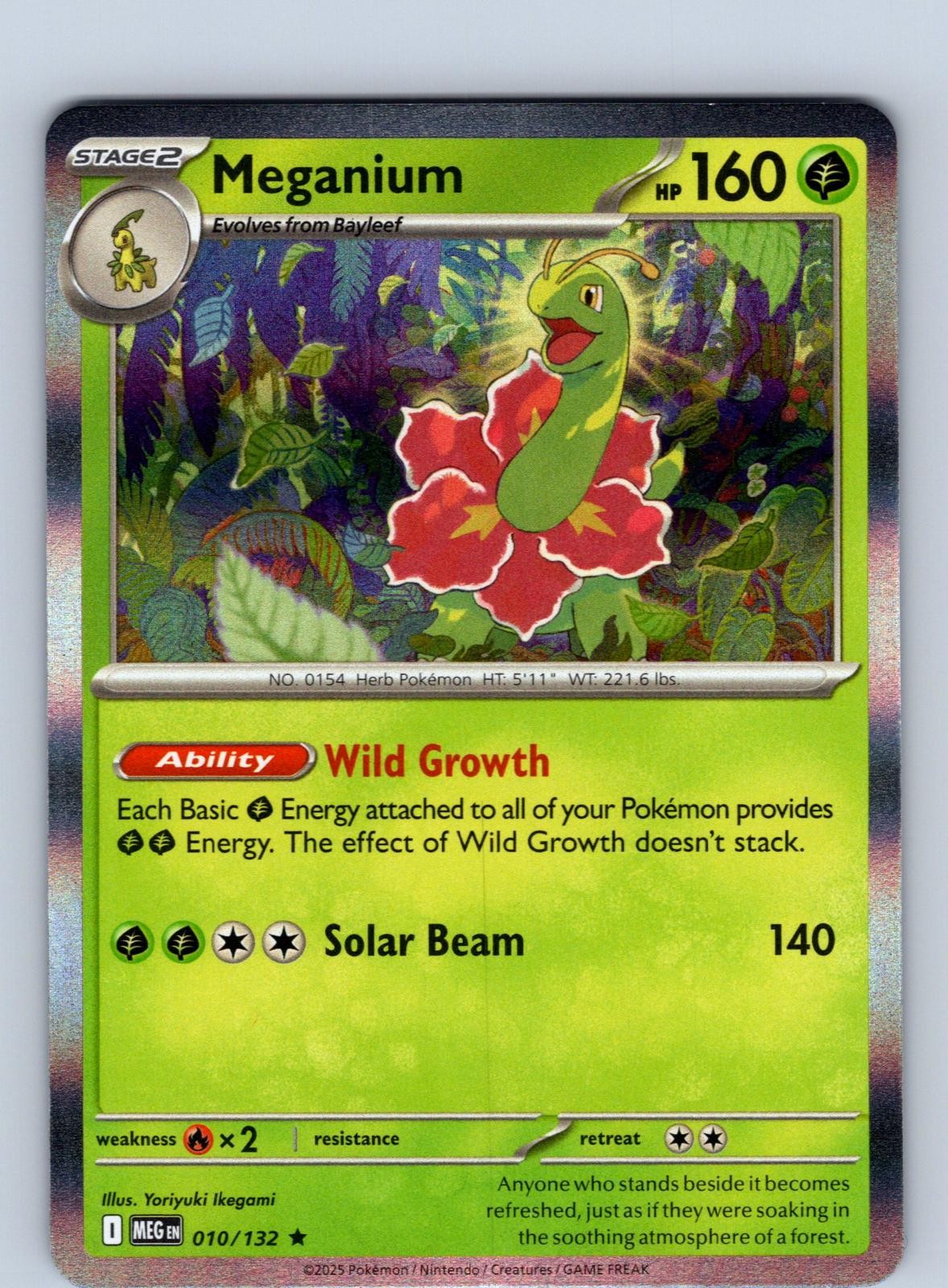 Meganium 010/132 Rare Prize Pack Series Cards Pokemon Near Mint