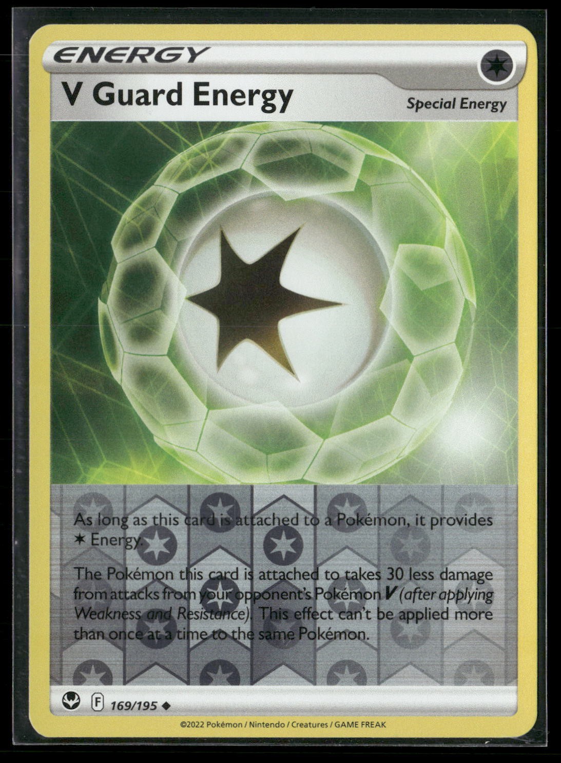 V Guard Energy Reverse Holo Uncommon SWSH12: Silver Tempest 169/195 NM