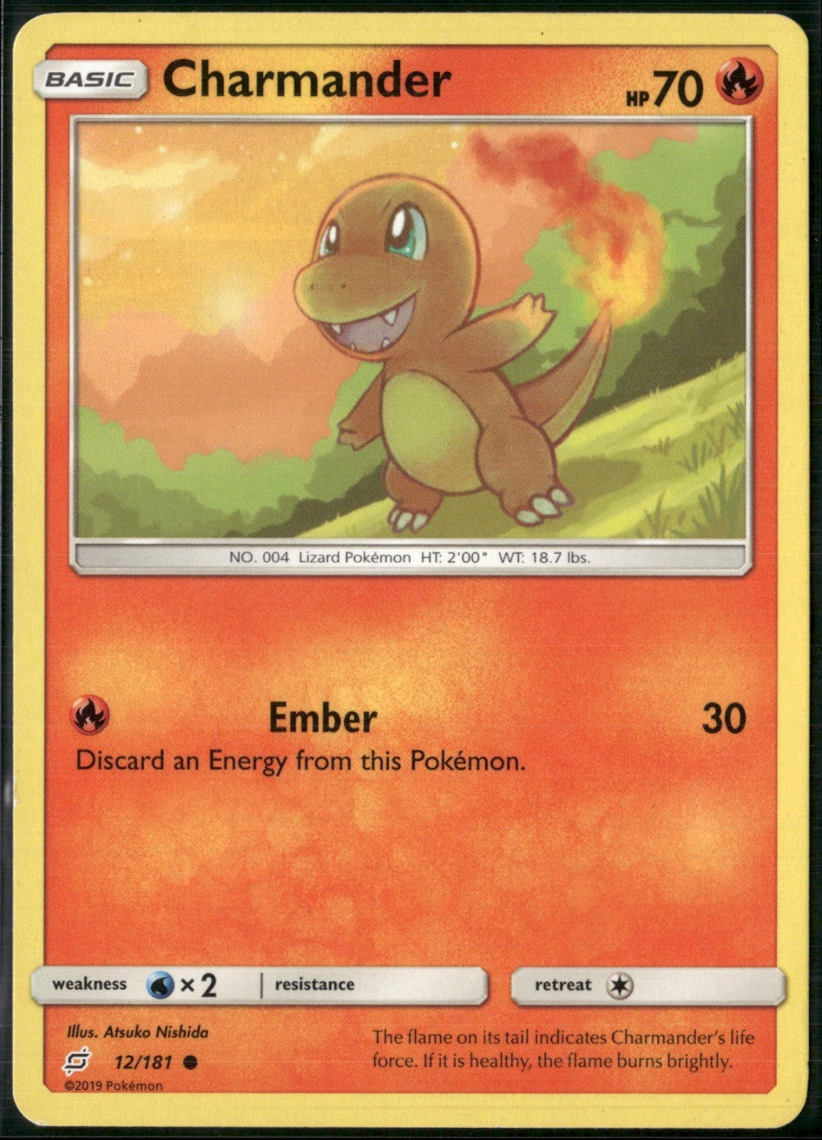 Charmander (12) Common SM - Team Up 12/181 NM
