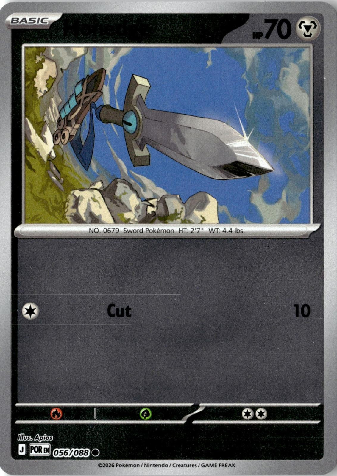 2026 POKEMON HONEDGE 056/088 COMMON PERFECT ORDER REVERSE HOLO NEAR MINT
