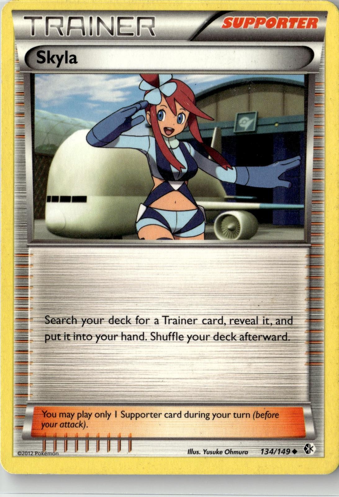 2012 POKEMON SKYLA 134/149 UNCOMMON BOUNDARIES CROSSED NEAR MINT