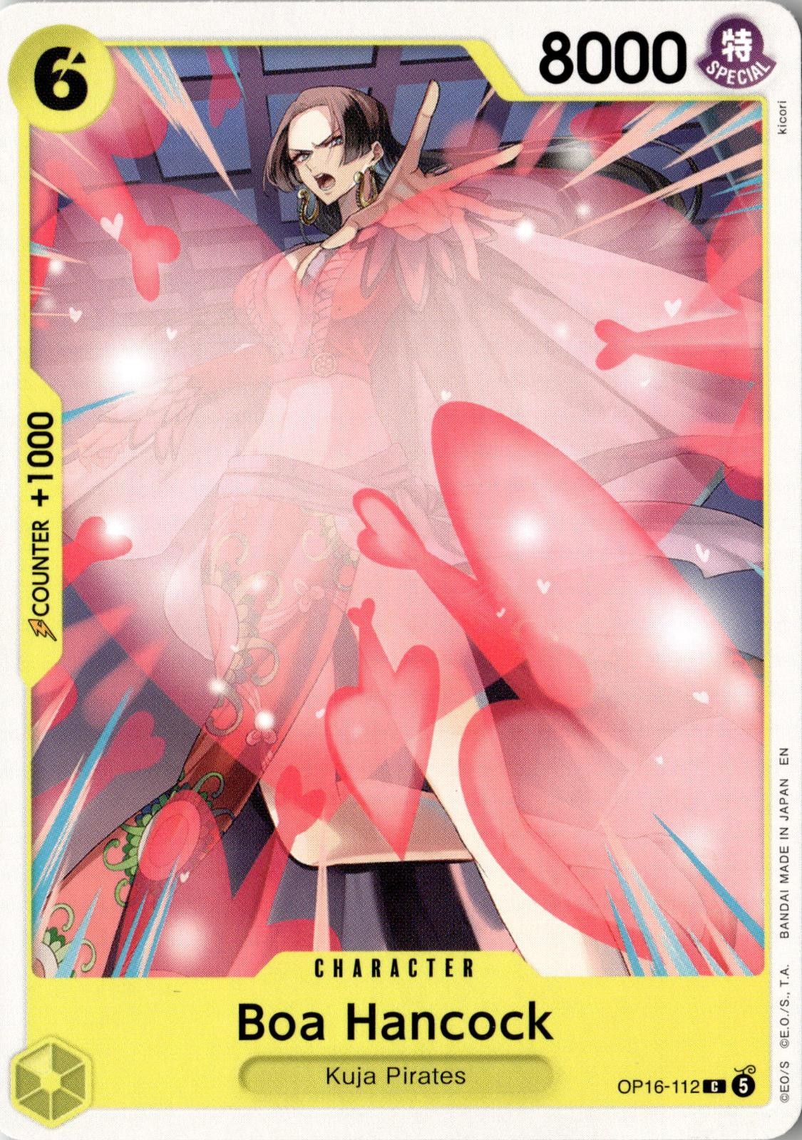 2026 ONE PIECE BOA HANCOCK (112) OP16-112 COMMON THE TIME OF BATTLE NEAR MINT