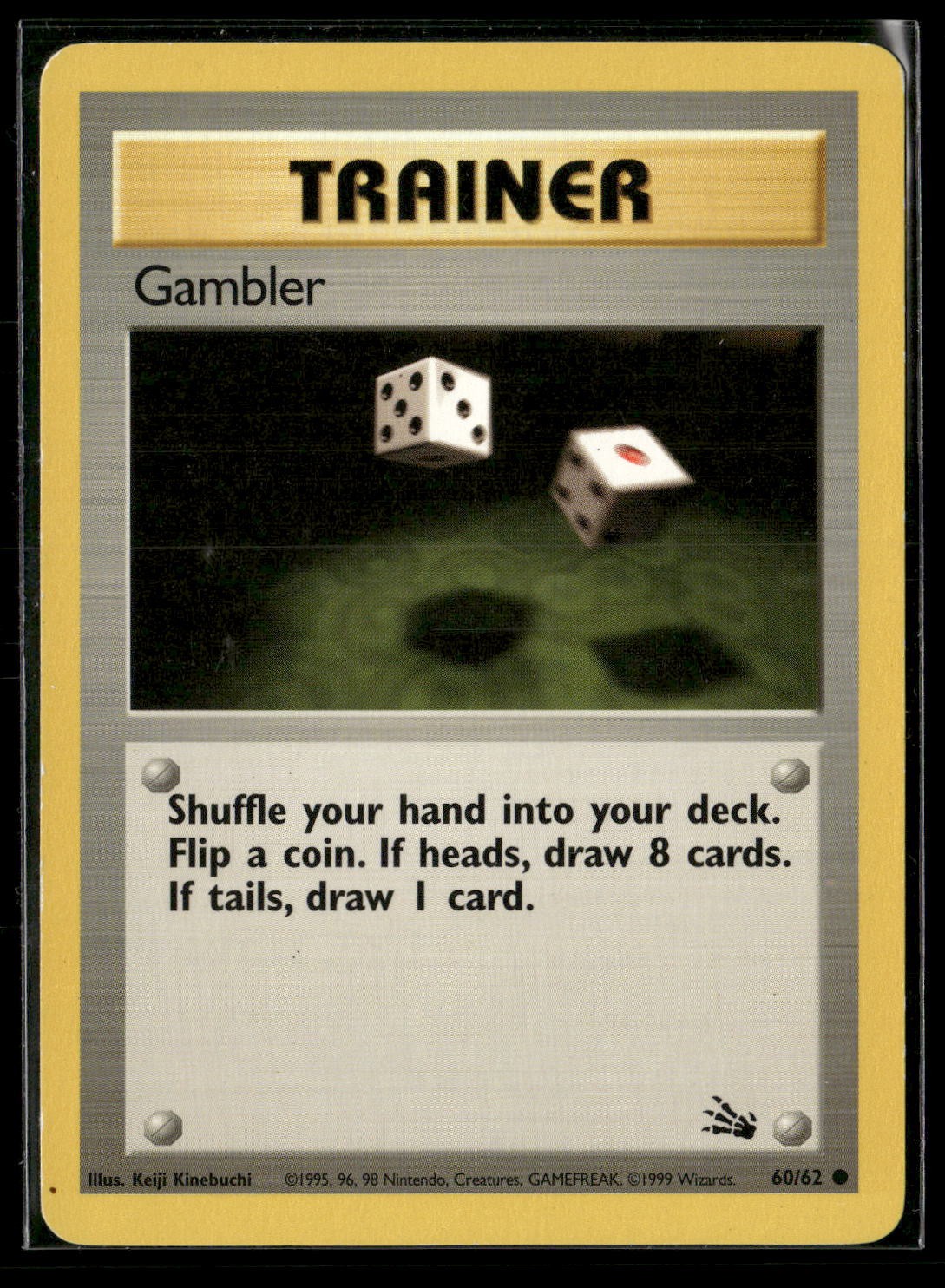Gambler Unlimited Common Fossil 60/62 NM