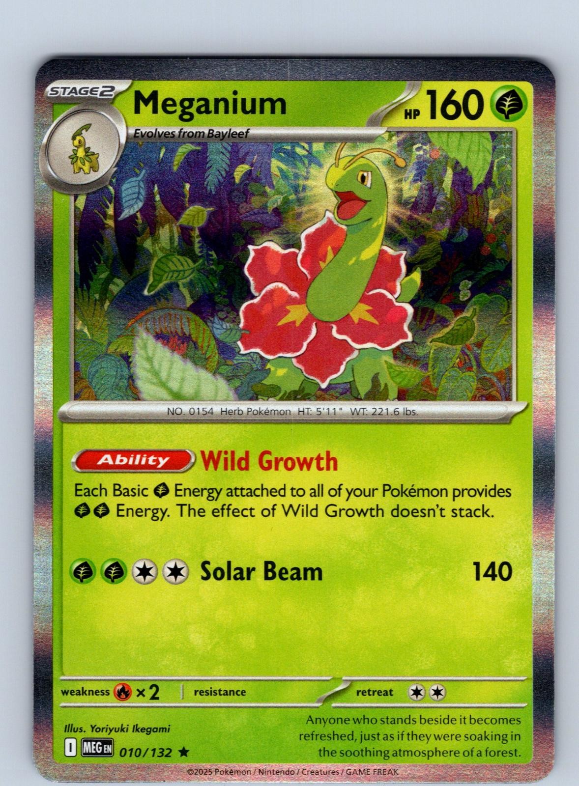 Meganium 010/132 Rare Prize Pack Series Cards Pokemon Near Mint