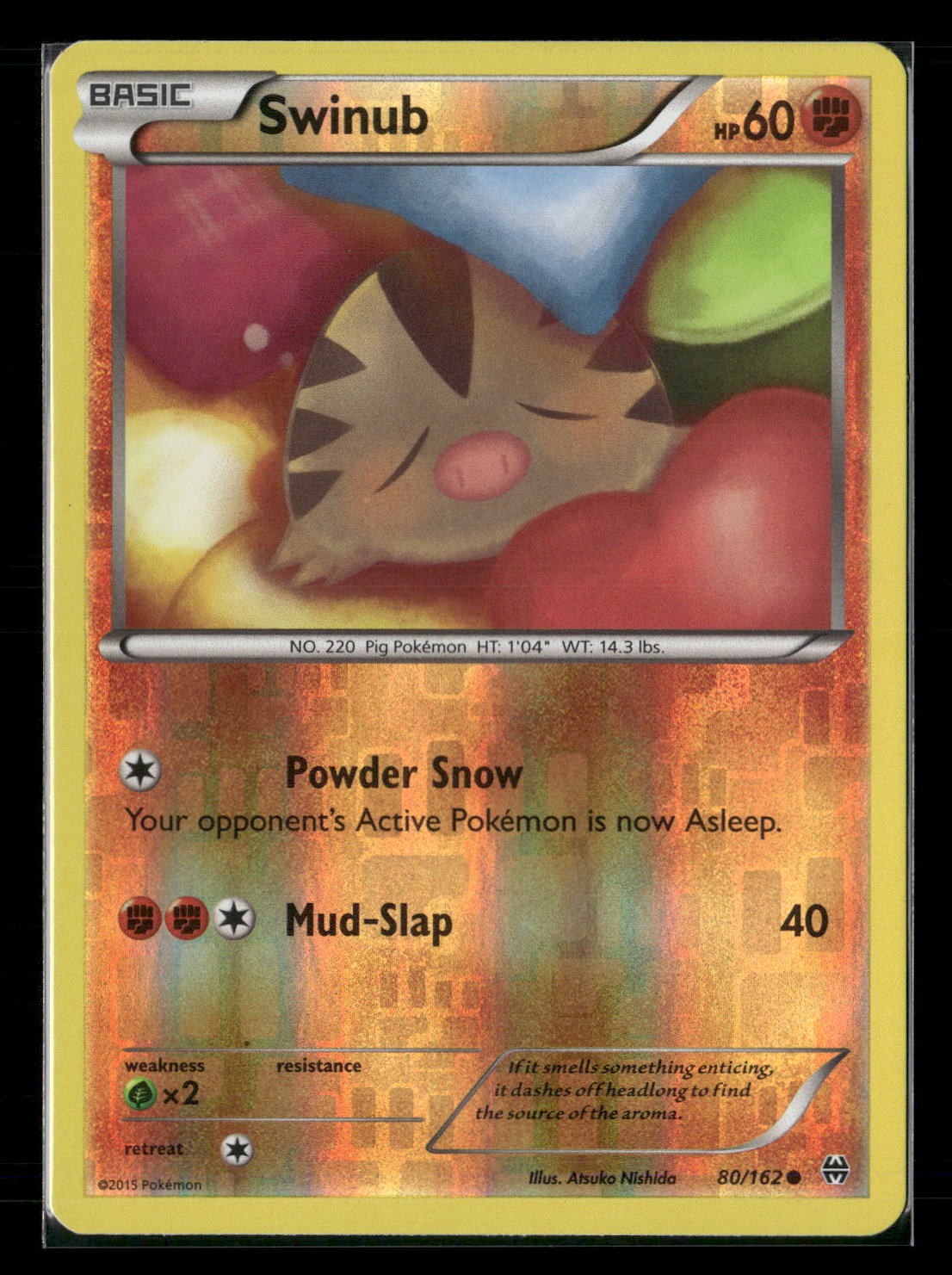 Swinub Reverse Holo Common XY - BREAKthrough 80/162 NM