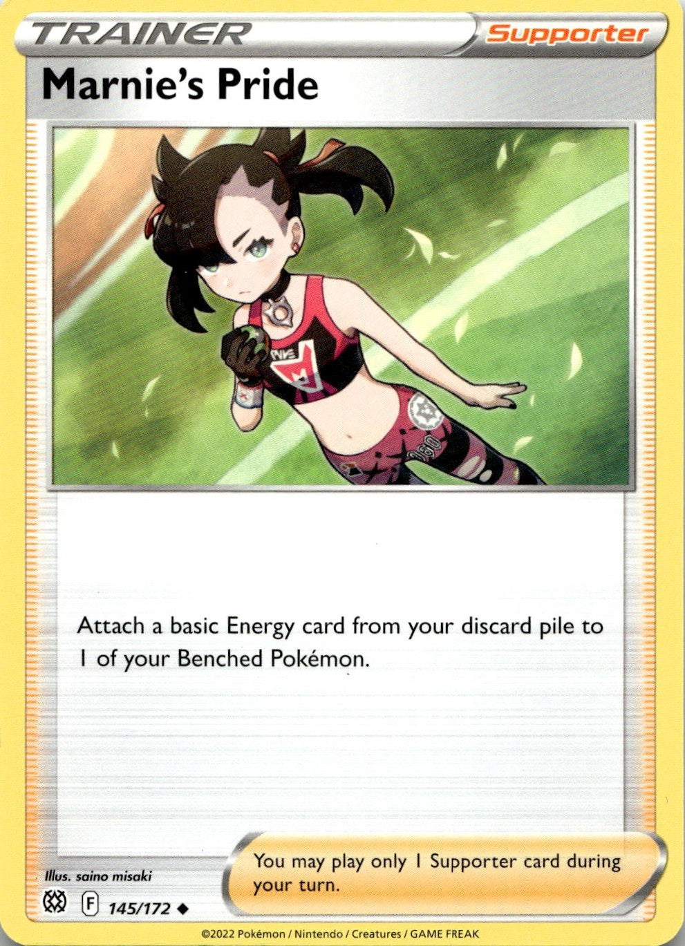 Marnie's Pride 145/172 Uncommon Brilliant Stars Pokemon Near Mint