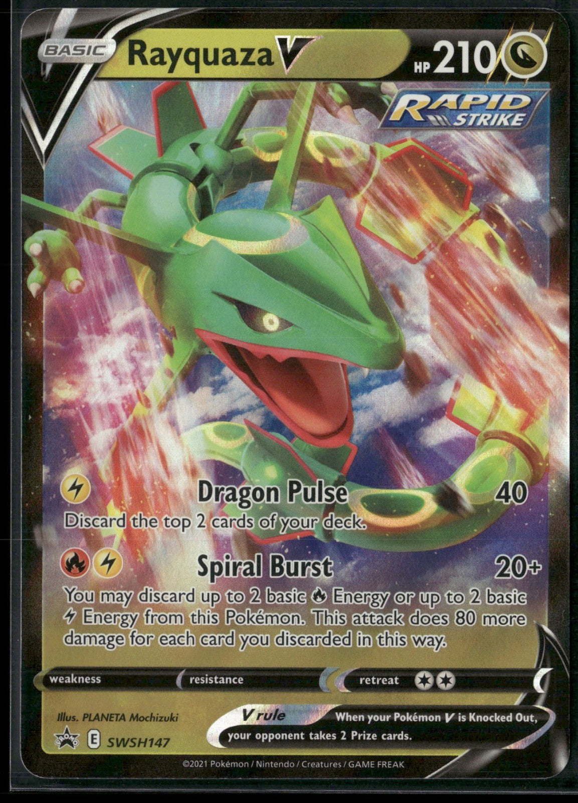 Rayquaza V Holo Promo SWSH: Sword & Shield Promo Cards SWSH147 NM