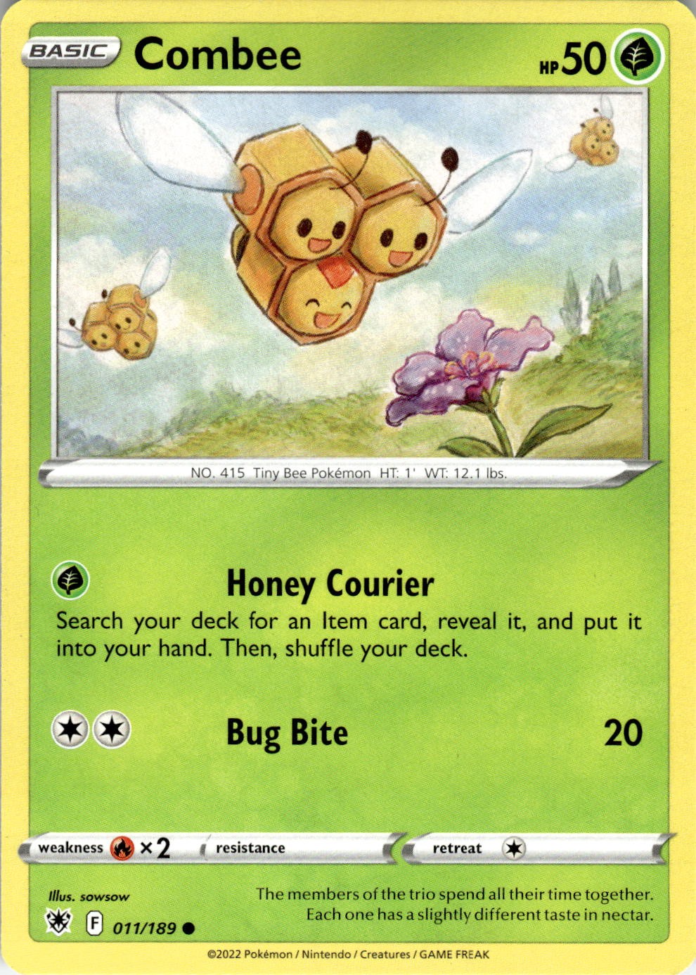Combee 011/189 Common Astral Radiance Pokemon Near Mint