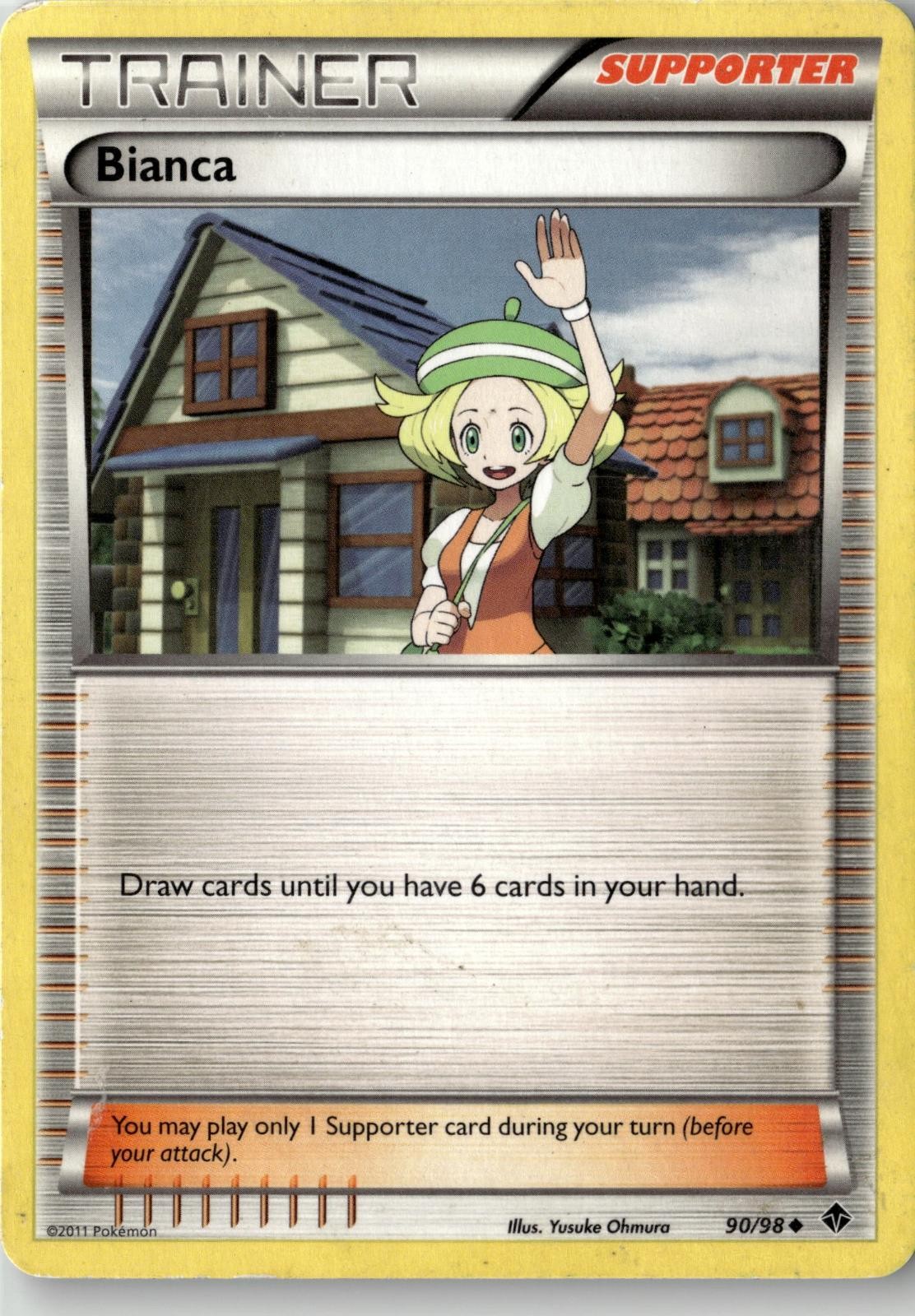 2011 POKEMON BIANCA 90/98 UNCOMMON EMERGING POWERS LIGHTLY PLAYED