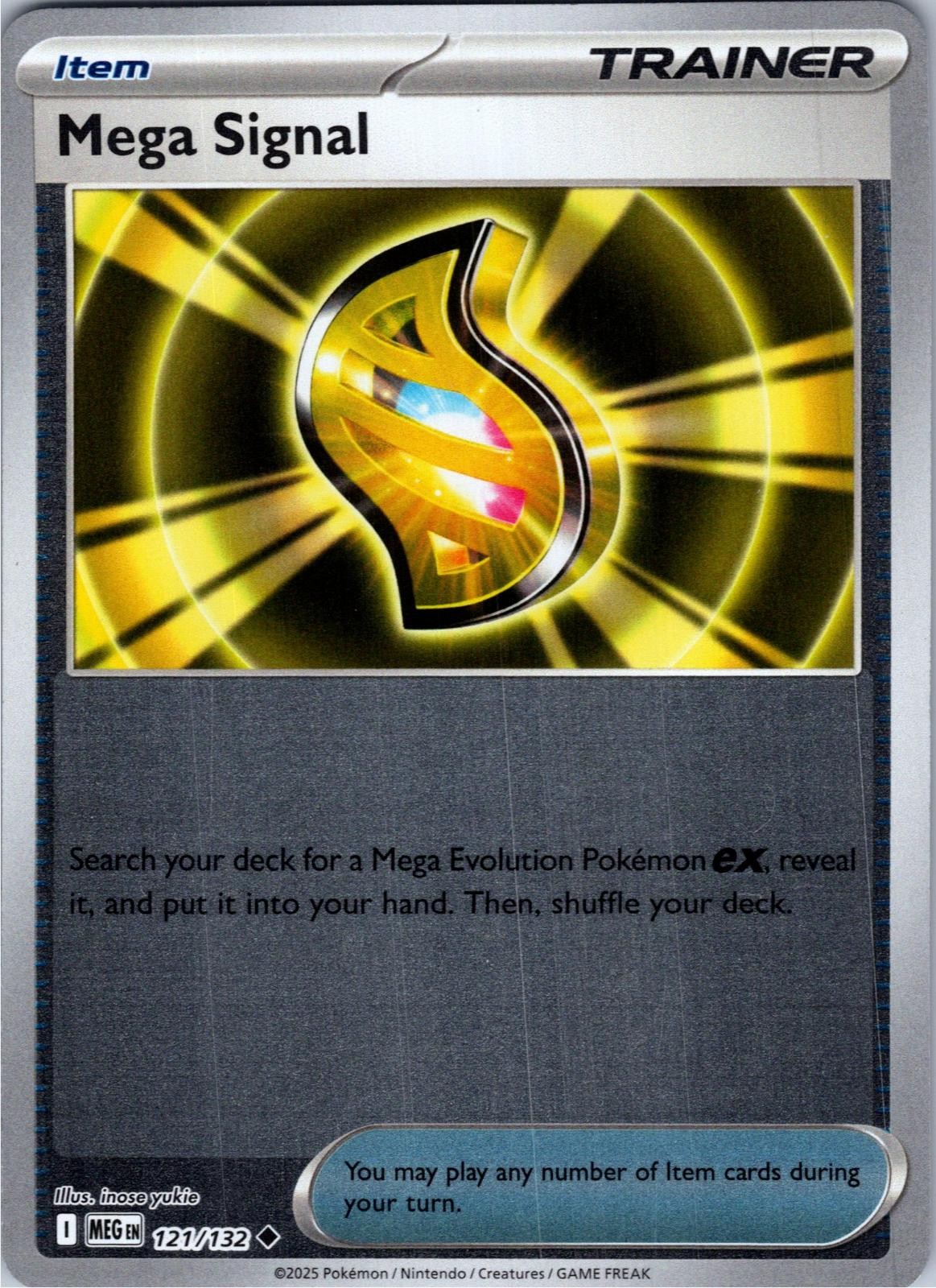 Mega Signal 121/132 Uncommon Prize Pack Series Cards Pokemon Lightly Played
