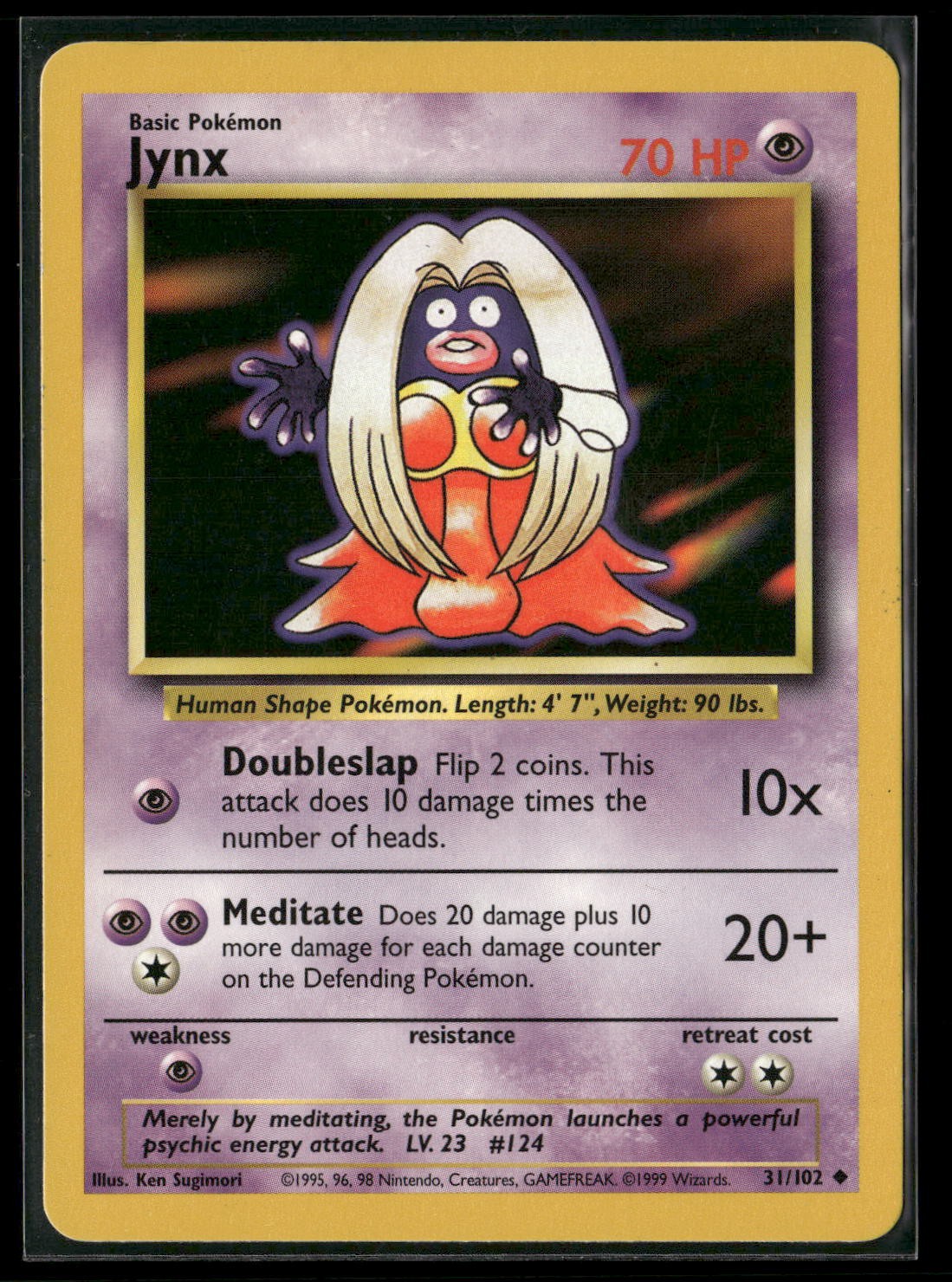 Jynx Uncommon Base Set 031/102 NM