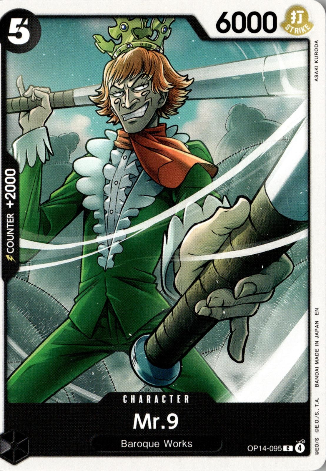 2026 ONE PIECE MR.9 OP14-095 COMMON THE AZURE SEA'S SEVEN NEAR MINT