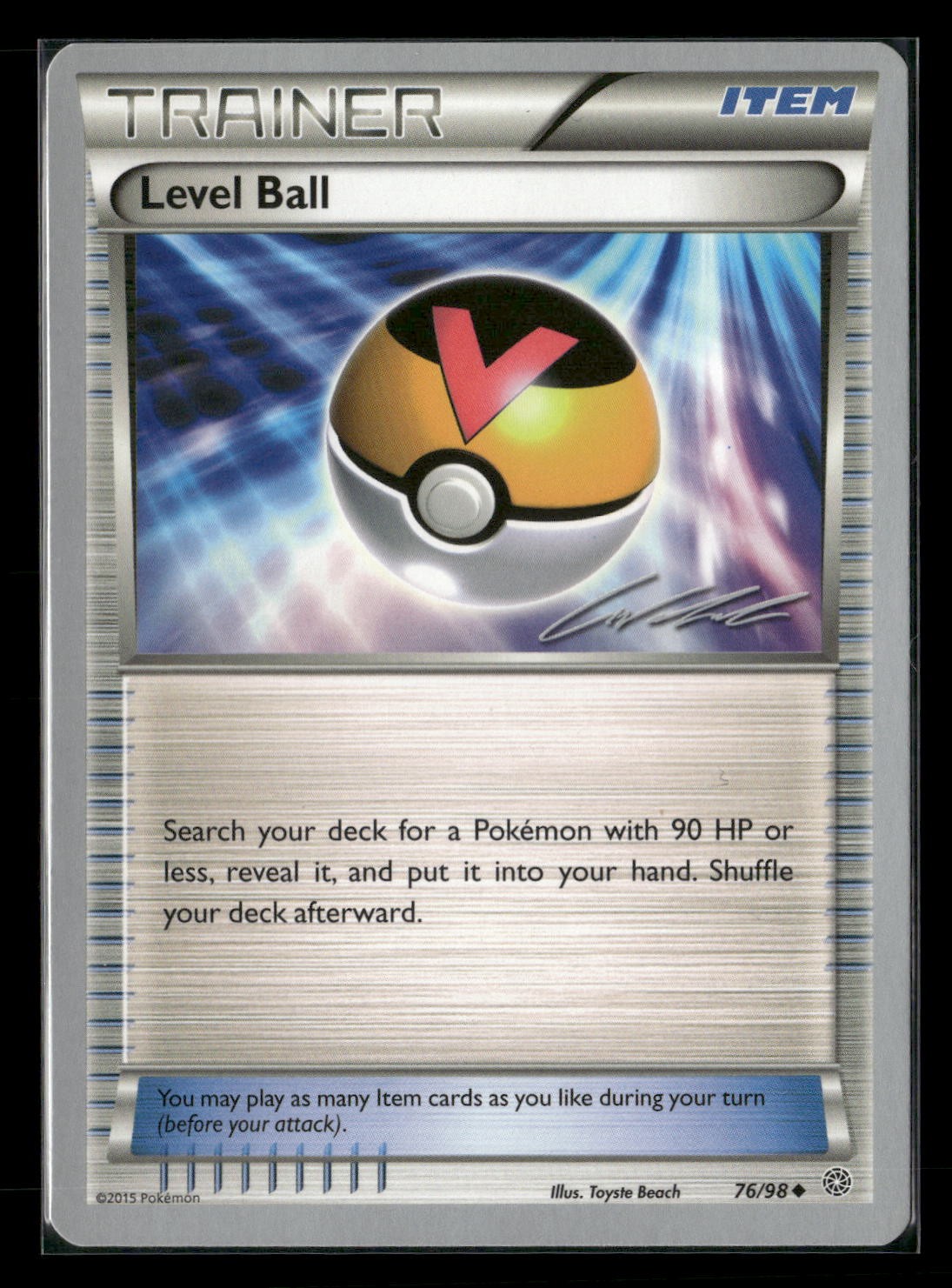 Level Ball - 2016 (Cody Walinski) Uncommon World Championship Decks 76/98 NM