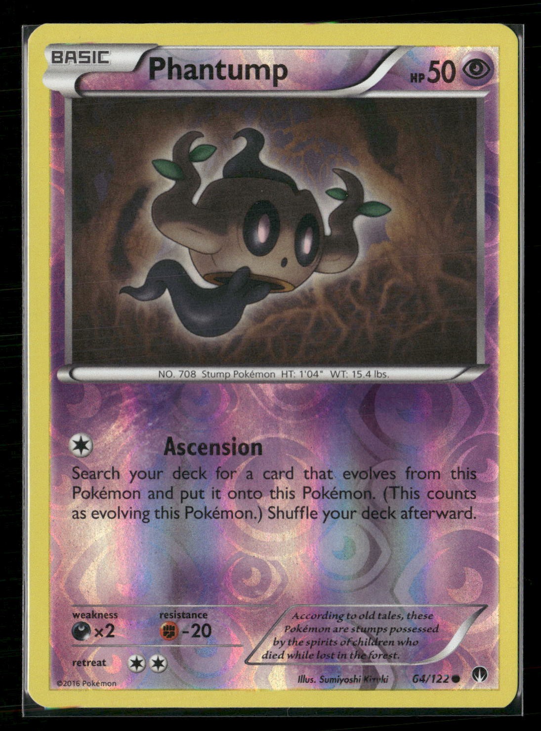 Phantump Reverse Holo Common XY - BREAKpoint 64/122 NM