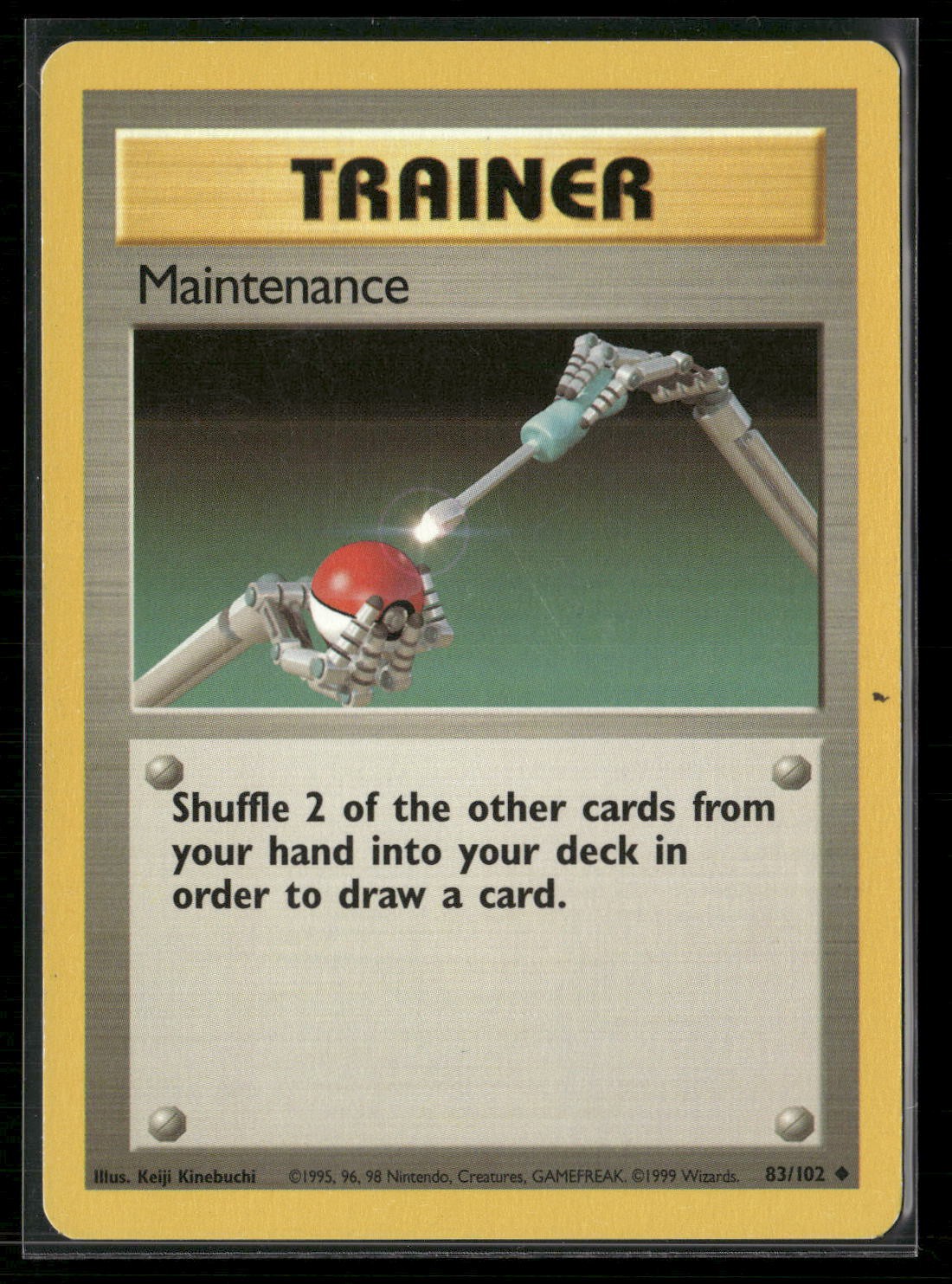 Maintenance Uncommon Base Set 083/102 LP