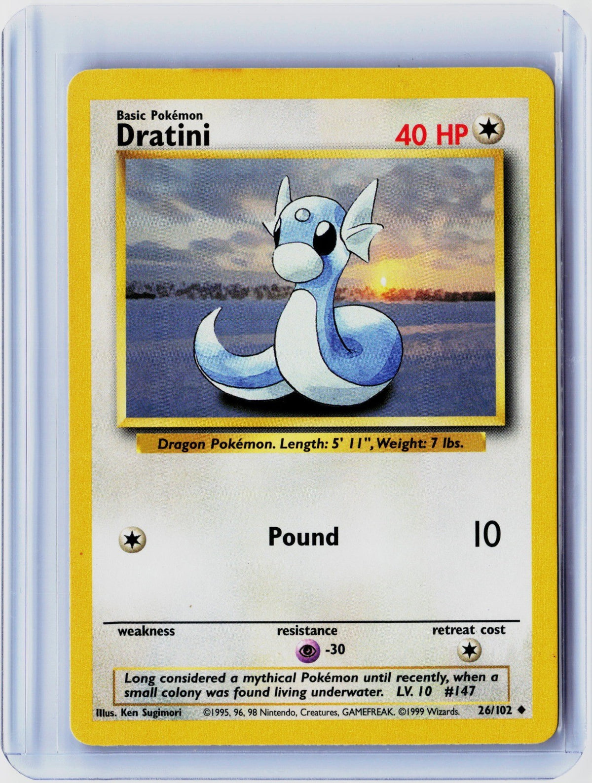 Dratini Uncommon Base Set 026/102 NM