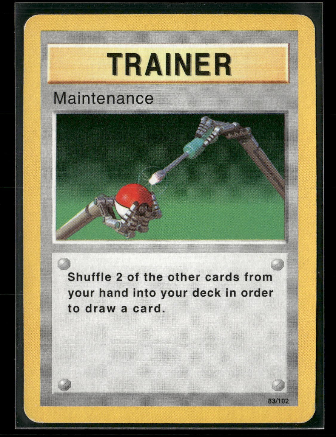 Maintenance Uncommon Base Set 083/102 NM